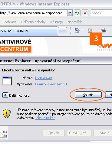 Otevřít - vzdálená správa