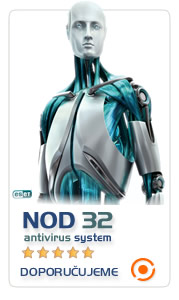 antivirové centrum doporučuje NOD32