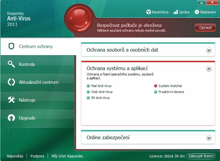 KAVKIS System Watcher Error