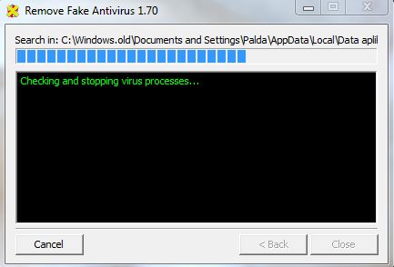Remove Fake Antivirus
