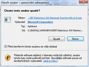 MRST - Jak odstranit Antivirus 2009 - obr. 1