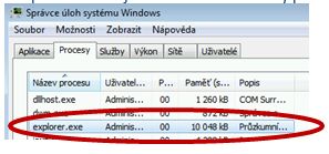 Proces Eplorer.exe