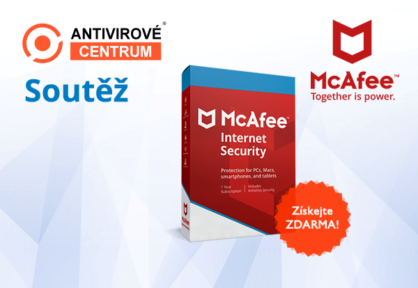 McAfee Internet Security zdarma - 1 rok