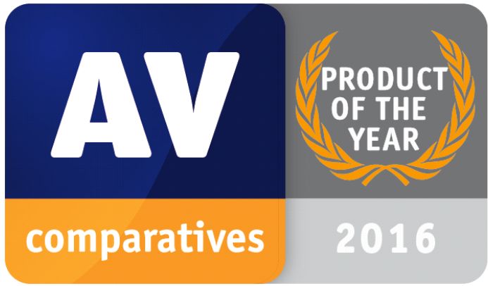 AV-Comparatives - produkt roku 2016