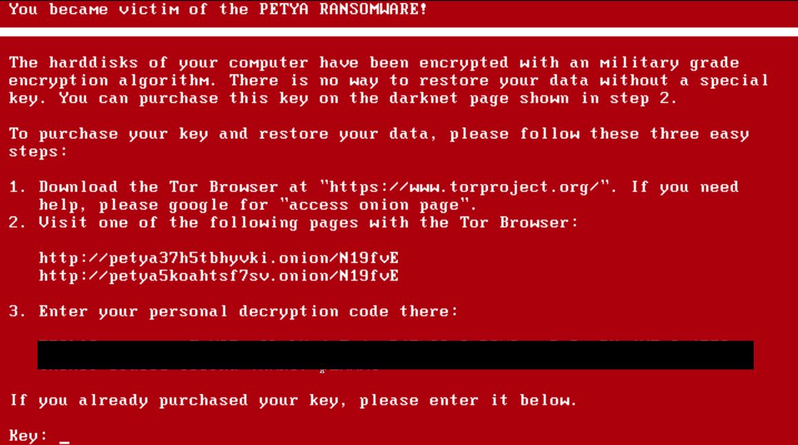 Petya - šifrovací potvora