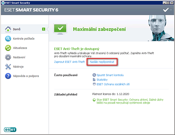 ESET Anti-theft