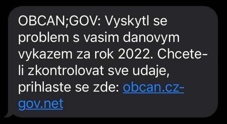 Falešná SMS