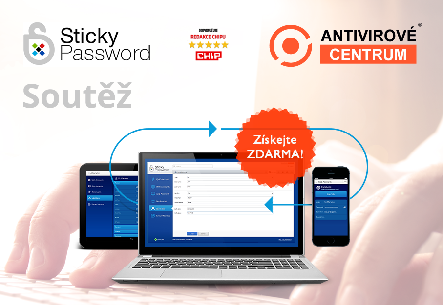 Sticky Password Premium pro 1 uživatele na rok zdarma