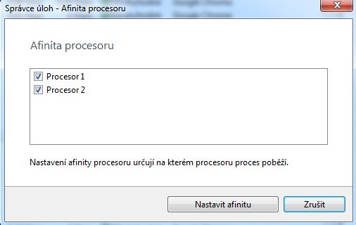 Afinita procesoru