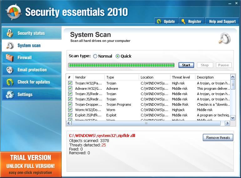 Security essentials 2010