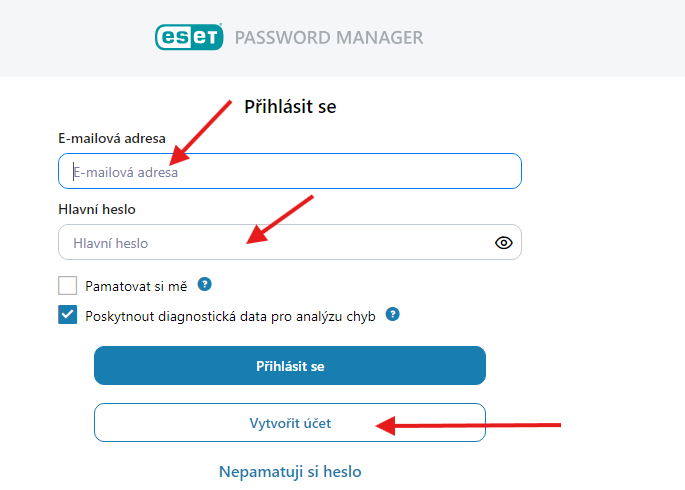 vytvorit-ucet-password-manager