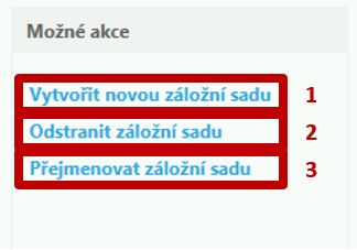 Záložní sady